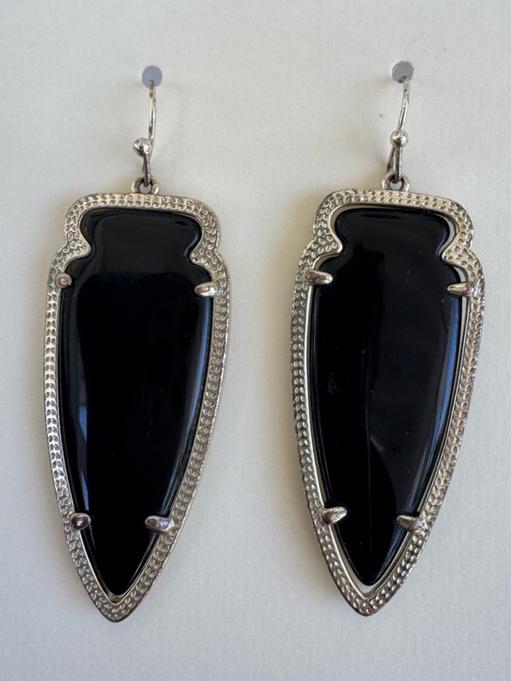 Kendra Scott Skyler Gold & Black Earrings